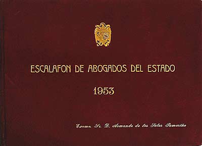 Escalafón de abogados del Estado 1953