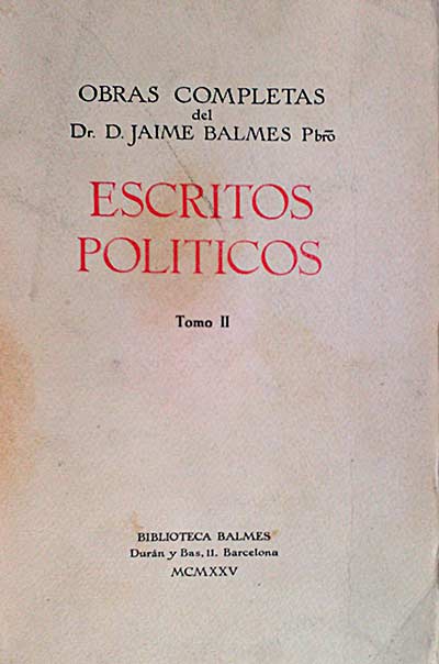 Escritos políticos. Tomo II