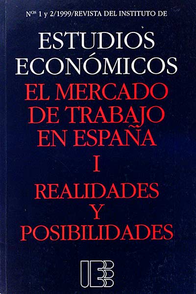 Estudios económicos. El mercado de trabajo en España I