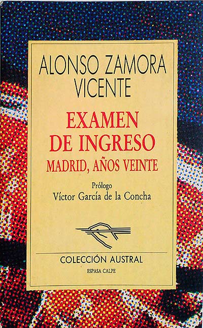 Examen de ingreso Madrid, años veinte 