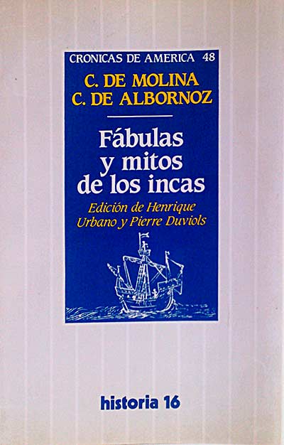Fábulas y mitos de los incas
