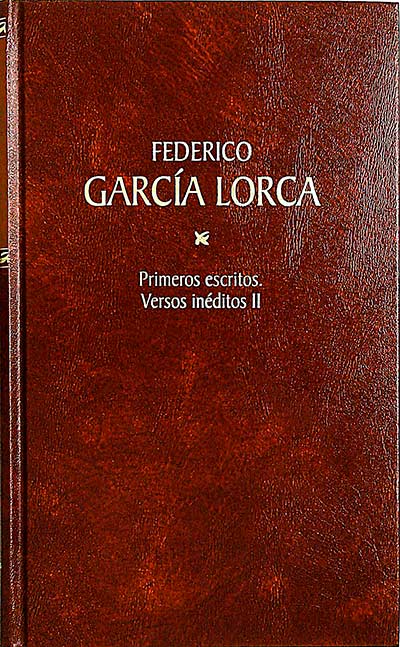 Federico García Lorca. Primero escritos. Versos inéditos II