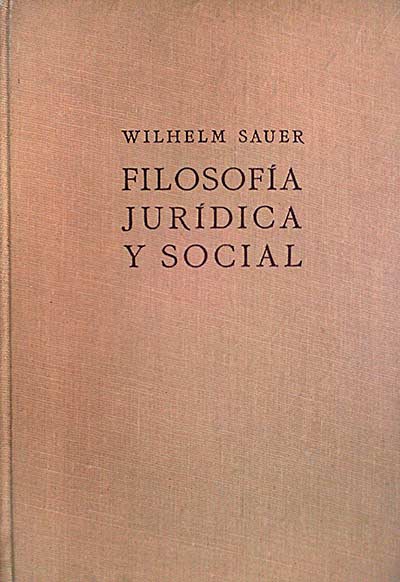 Filosofía jurídica y social 