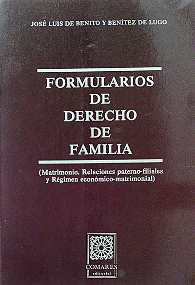 Formularios de derecho de Familia