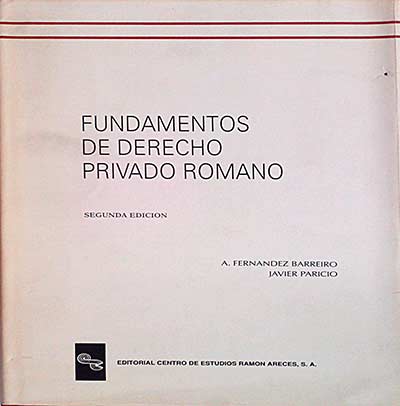 Fundamentos de derecho privado 