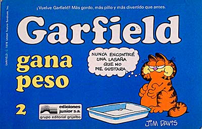 Garfield gana peso 