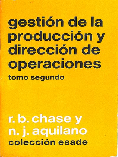 Gestión de la producción y dirección de operaciones II