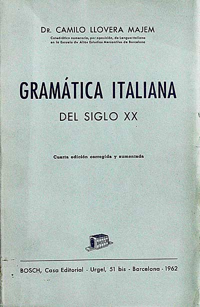 Gramática italiana del siglo XX