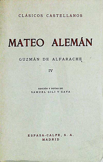 Guzmán de Alfarache 4