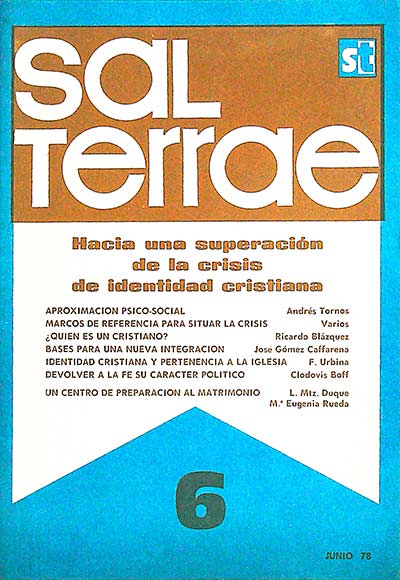 Hacia una superación de la crisis de identidad cristiana