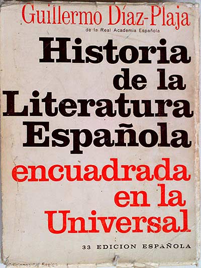 Historia de la Literatura Española encuadrada en la Universal