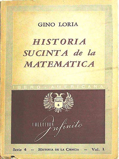 Historia sucinta de la matemática