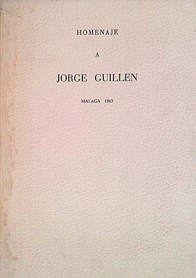 Homenaje a Jorge Guullen