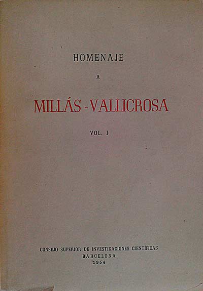 Homenaje a Millás-Vallicrosa I