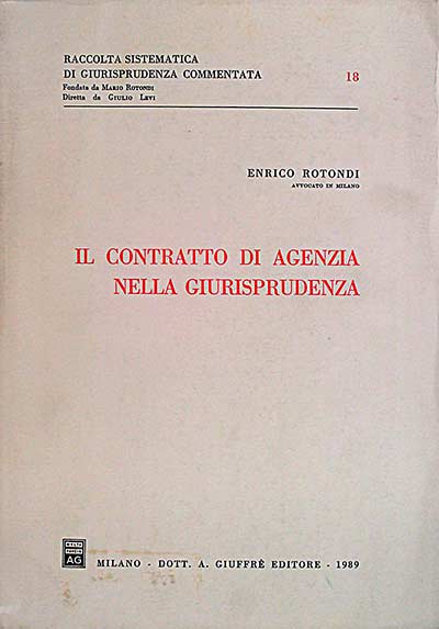 Il contratto di agenzia nelia giurisprodenza