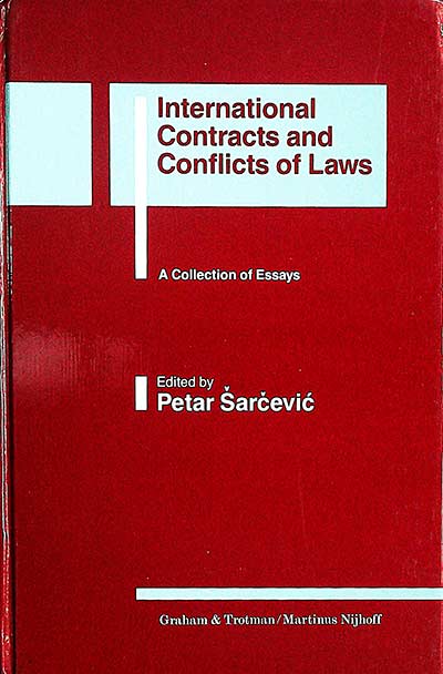 International contracts and Conflicts of Laws