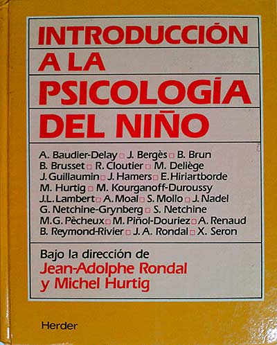 Introducción a la psicología del niño
