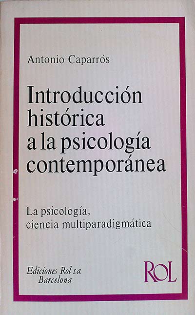 Introducción histórica a la psicología contemporánea
