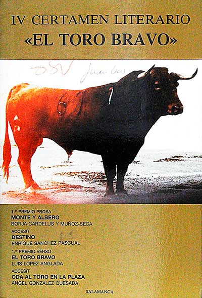 IV Certamen Literario 'El toro bravo'