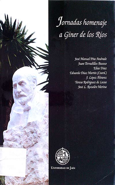 Jornadas homenaje a Giner de los Ríos