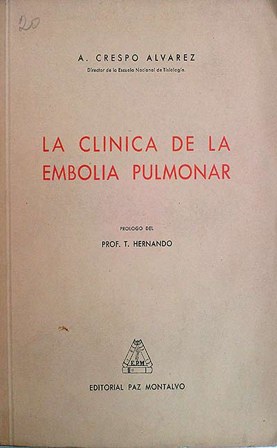 La clínica de la embolia pulmonar