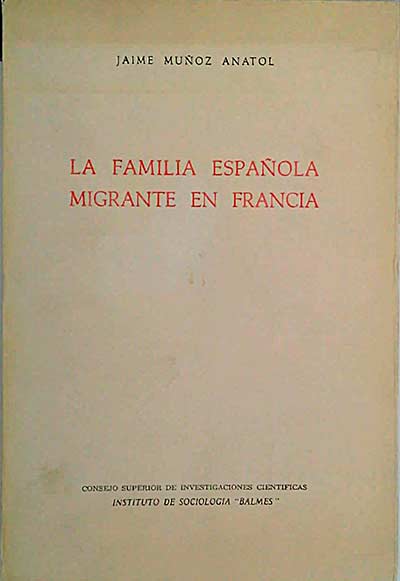 La familia española migrante en Francia
