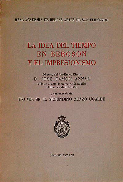 La idea del tiempo en bergdon y el impresionismo