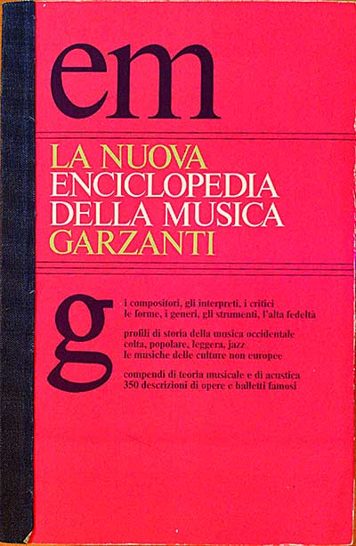 LA NUOVA ENCICLOPEDIA DELLA MUSICA.