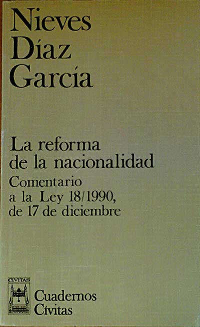 La reforma de la nacionalidad