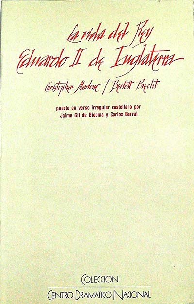 La vida del Rey Eduardo II de Inglaterra