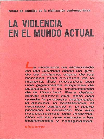 La violencia en el mundo actual