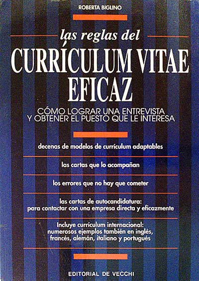 Las reglas de un curriculum vitae eficaz