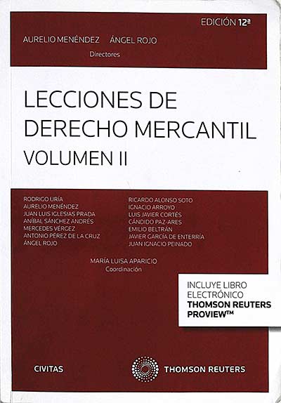 Lecciones de derecho mercantil II