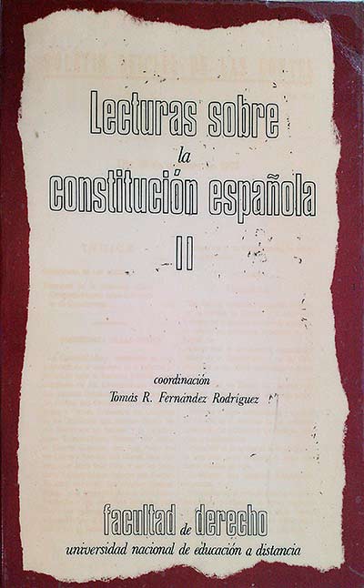 Lecturas sobre la constitución española II