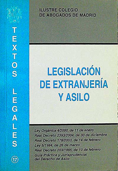 Legislación de extranjería y asilo