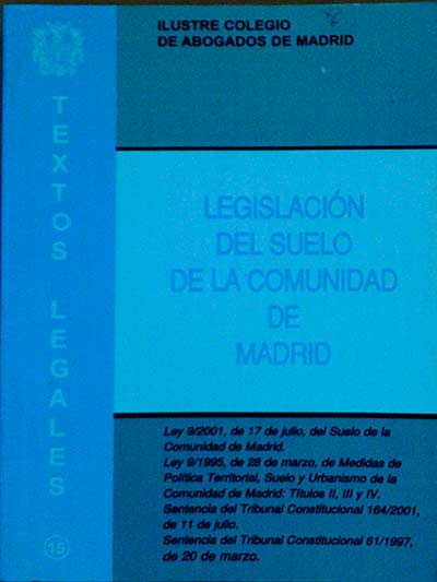 Legislación del suelo de la Comunidad de Madrid