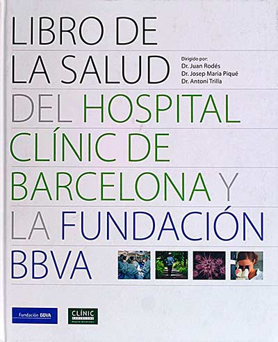 Libro de la salud del hospital Clinic de Barcelona y la fundación BBVA