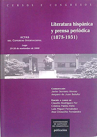 Literatura hispánica y prensa periódica (1875-1931)