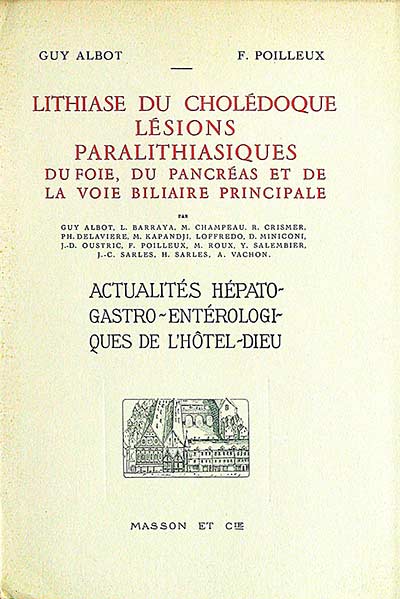 Lithiase du choledoque lesions paralithiasiques
