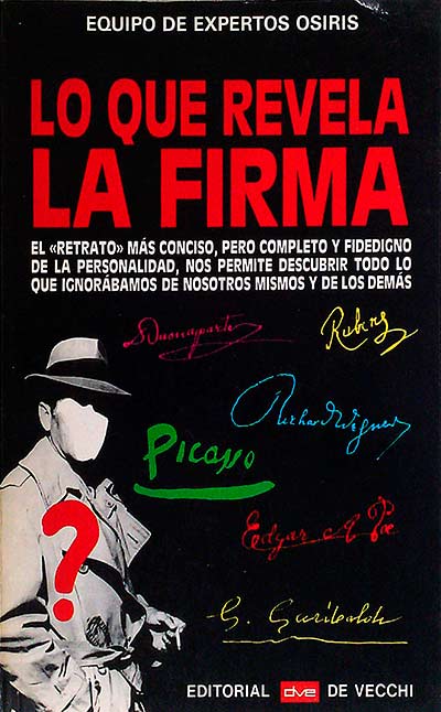 Lo que revela la firma 