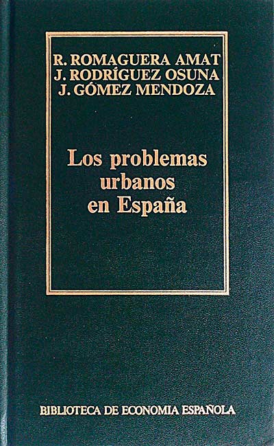 Los problemas urbanos en España