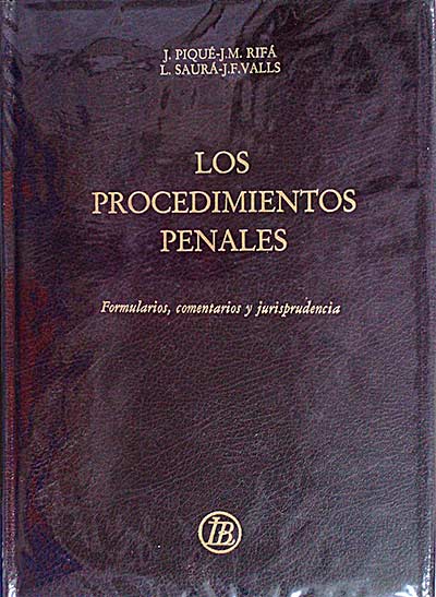 Los procedimientos penales