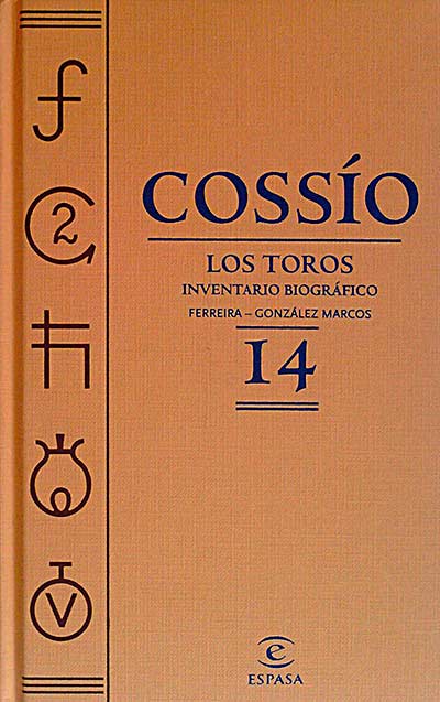 Los toros 14 Inventario biográfico