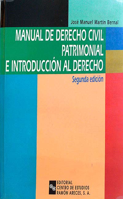 Manual de derecho civil patrimonial e introducción al derecho