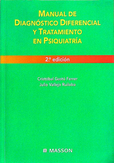 Manual de diagnóstico diferencia y tratamiento en psiquiatría