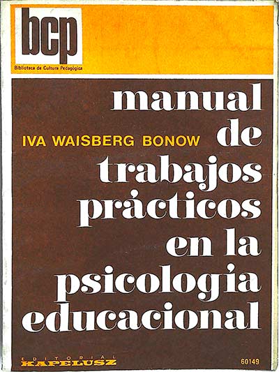 Manual de trabajos prácticos en la psicología educacional