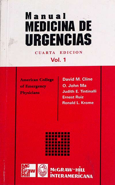 Manual medicina de urgencias Vol I