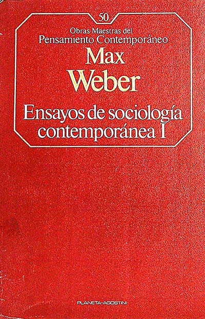 Ensayos de sociología contemporánea I.