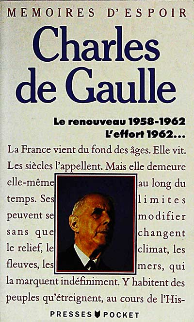 Memoires d'espoir 