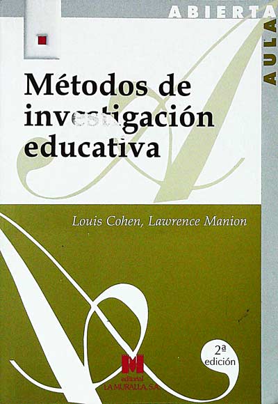 Métodos de investigación educativa